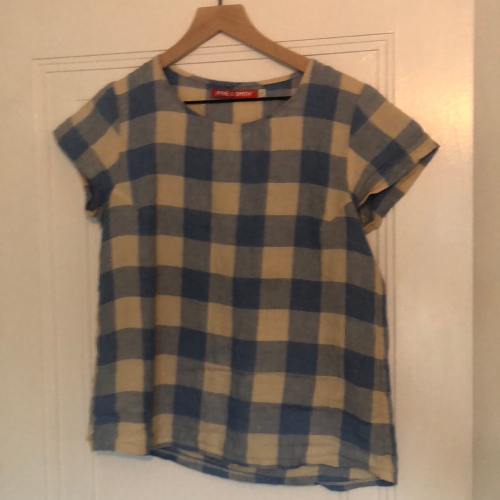 Pyne & Smith Tove Check Blouse